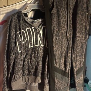 VS PINK CHEETAH /LEOPARD PRINT SET!!! Plz read ⬇️!!